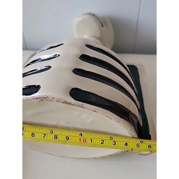 Skelly by AzulejoS Anejo Tequila Pottery Skeleton Bottle Handmade EMPTY - Picture 8 of 13